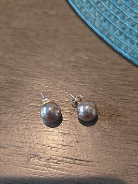 Sterling Silver Ball Stud Earrings - Timeless Women Jewelry